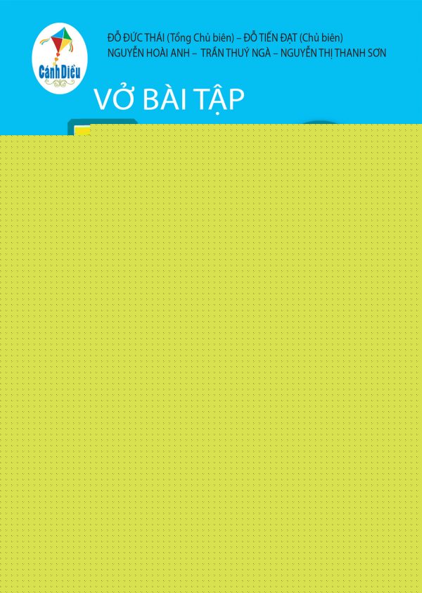 Sách bổ trợ (SBT) - Vở bài Tập Toán lớp 1 Tập 2 - Cánh diều