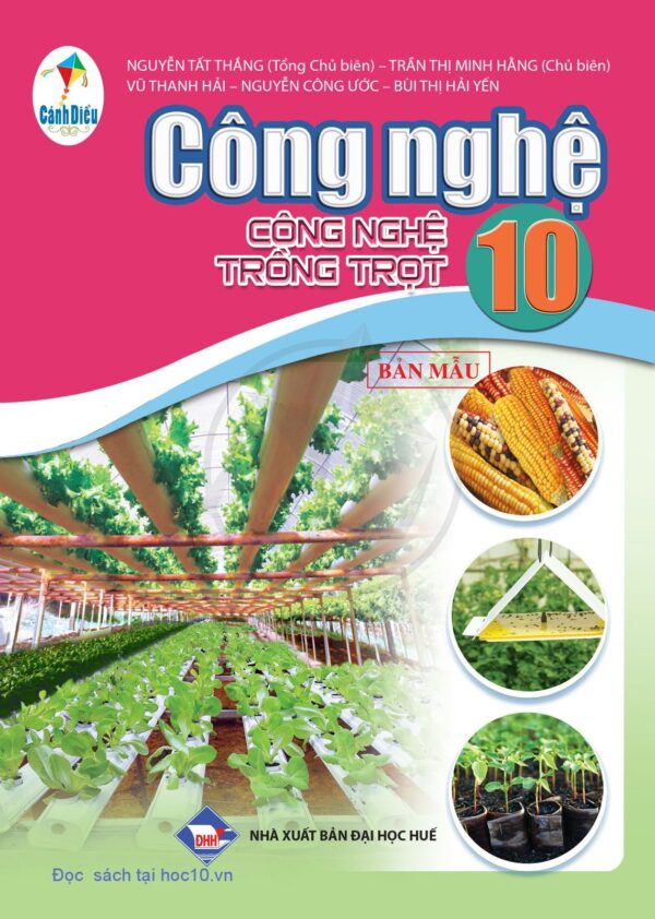 Sách giáo khoa (SGK) - Công nghệlớp 10 