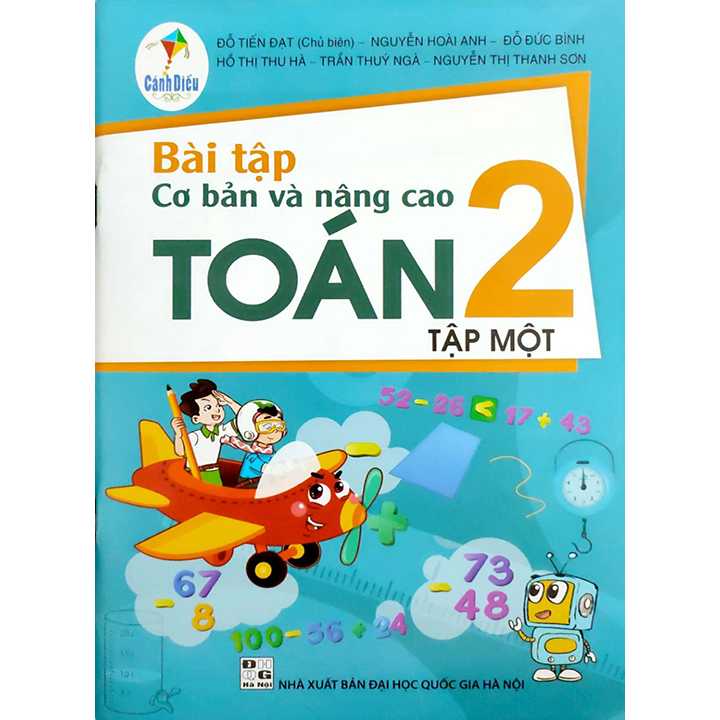 Sách bổ trợ (SBT) - Bài Tập Cơ Bản Và Nâng Cao Toán Lớp 2 Tập 1 Cánh diều