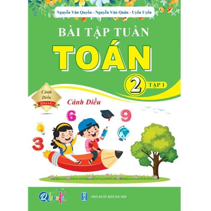 Sách bổ trợ (SBT) - Bài Tập Tuần Toán Lớp 2 Tập 1 Cánh diều