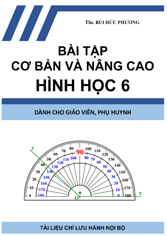 Bài tập cơ bản và nâng cao Hình học 6 Bùi Đức Phương