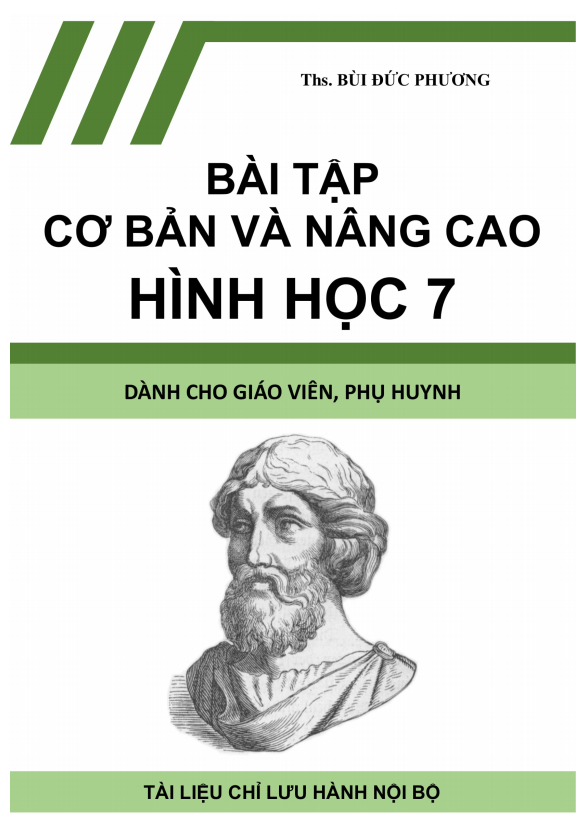 Bài tập cơ bản và nâng cao Hình học 7 Bùi Đức Phương