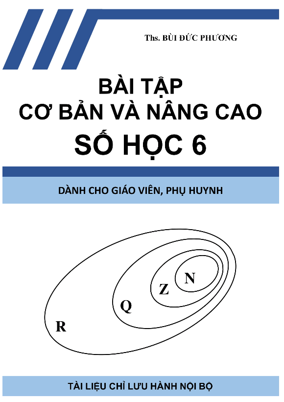 Bài tập cơ bản và nâng cao Số học 6 Bùi Đức Phương