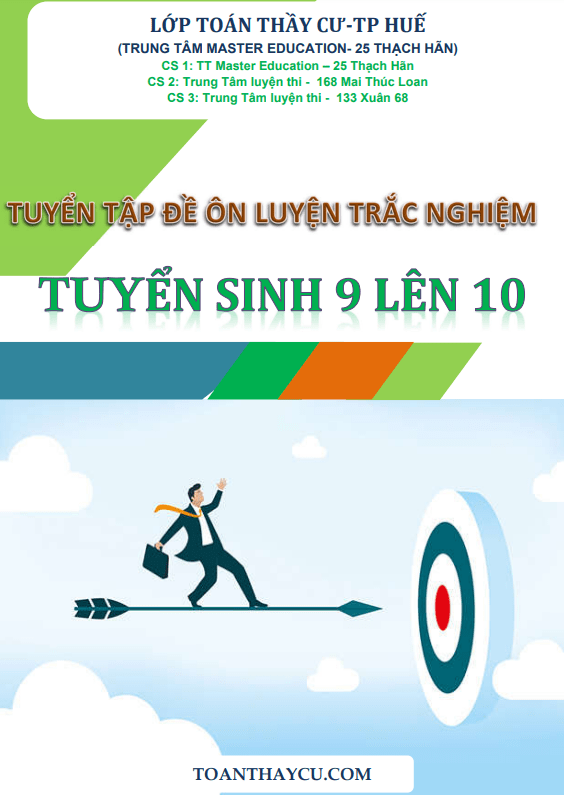 Bộ đề trắc nghiệm ôn thi tuyển sinh vào THPT môn Toán