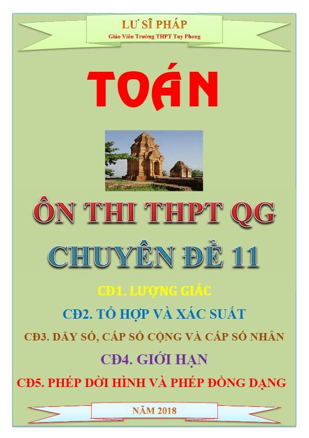 Chuyên đề lớp 11 môn Toán ôn thi THPT Quốc gia Lư Sĩ Pháp