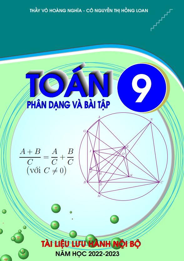 Phân dạng và bài tập lớp 9 môn Toán
