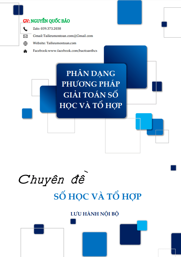 Phân dạng và phương pháp giải toán số học và tổ hợp Nguyễn Quốc Bảo