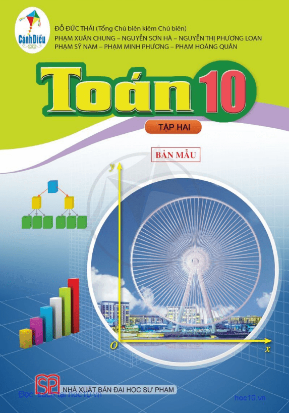 Sách giáo khoa lớp 10 môn Toán (tập 2) (Cánh Diều)