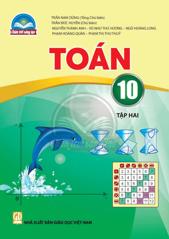 Sách giáo khoa lớp 10 môn Toán (tập 2) (Chân Trời Sáng Tạo)