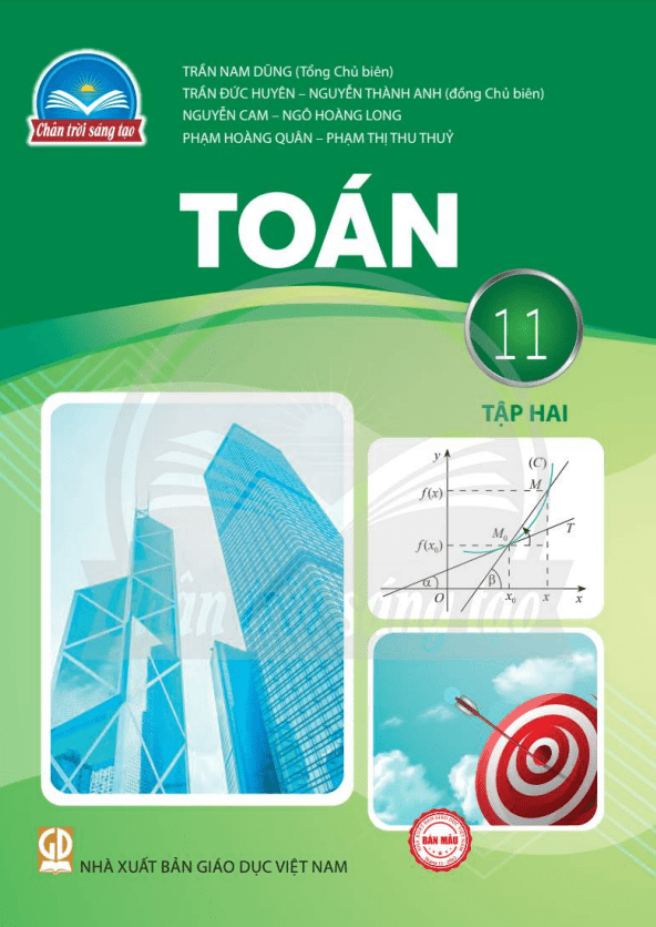 Sách giáo khoa lớp 11 môn Toán (tập 2) (Chân Trời Sáng Tạo)