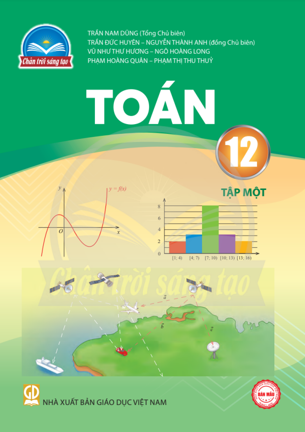Sách giáo khoa lớp 12 môn Toán (tập 1) (Chân Trời Sáng Tạo)