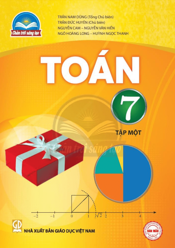 Sách giáo khoa lớp 7 môn Toán (tập 1) (Chân Trời Sáng Tạo)
