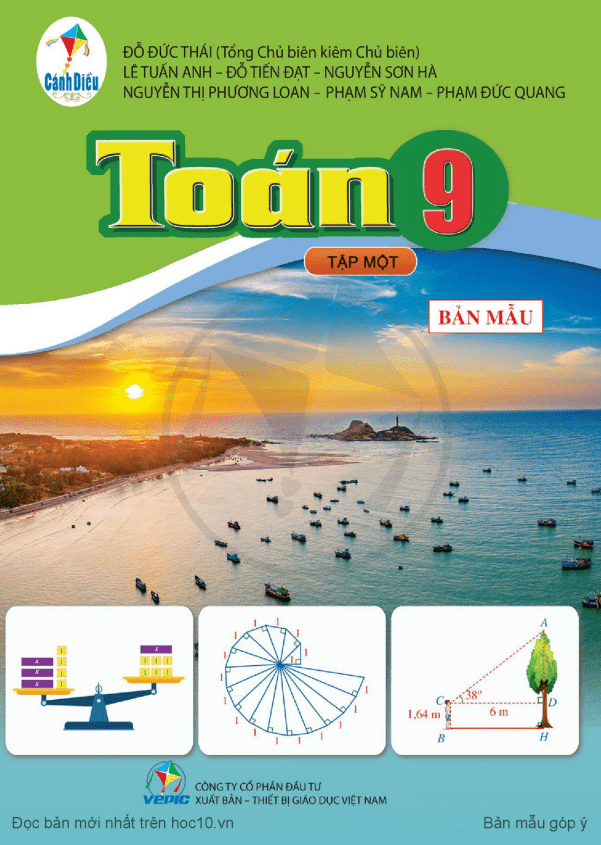 Sách giáo khoa lớp 9 môn Toán (tập 1) (Cánh Diều)