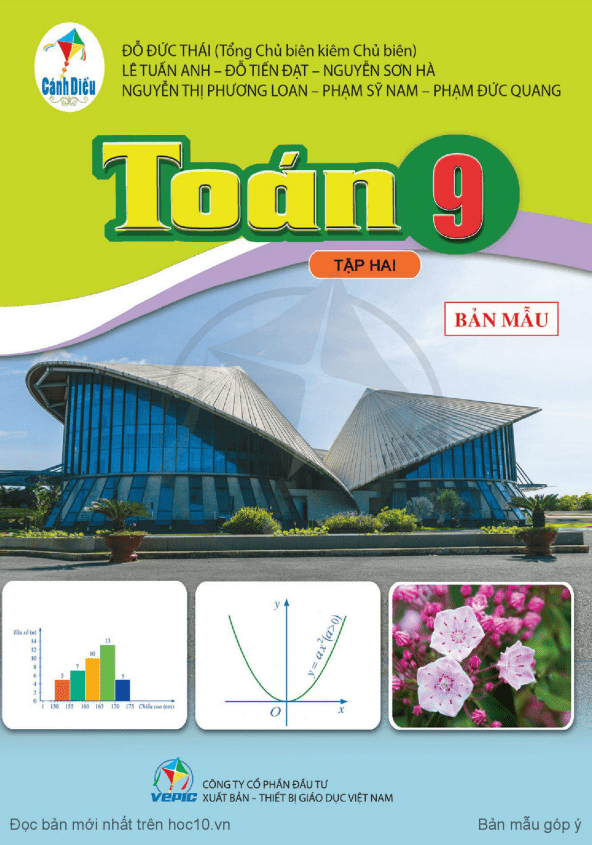 Sách giáo khoa lớp 9 môn Toán (tập 2) (Cánh Diều)
