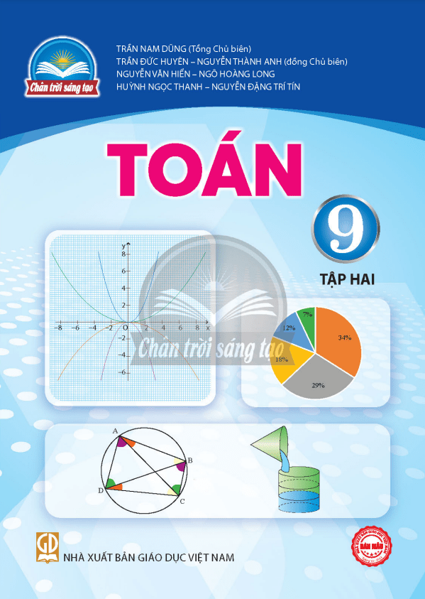 Sách giáo khoa lớp 9 môn Toán (tập 2) (Chân Trời Sáng Tạo)