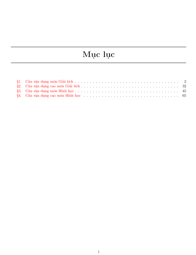 Tuyển tập những bài toán vận dụng có lời giải chi tiết Nhóm LaTeX