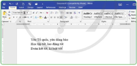 Em hãy thực hiện các yêu cầu sau