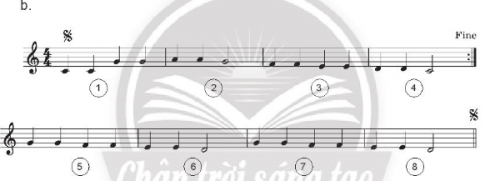 Giải bài tập 10 trang 7 sách bài tập (SBT) âm nhạc 7 chân trời sáng tạo