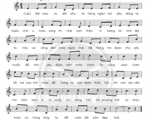 Giải bài tập 13 trang 29 sách bài tập (SBT) âm nhạc 7 chân trời sáng tạo