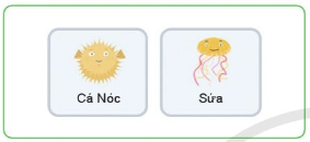 Để tạo chương trình Cá biến hình, em hãy thực hiện lần lượt các bước sau