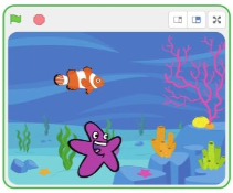 Để tạo chương trình Khám phá đại dương, em hãy thực hiện lần lượt các bước sau
