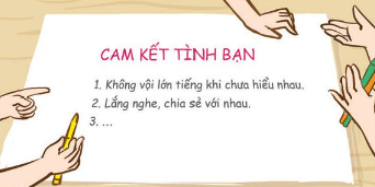 Xây dựng " Cam kết tình bạn"