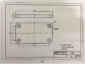 Hãy đọc các bản vẽ chi tiết ở Hình Bài tập 3.6 và hoàn thiện bảng dưới đây.