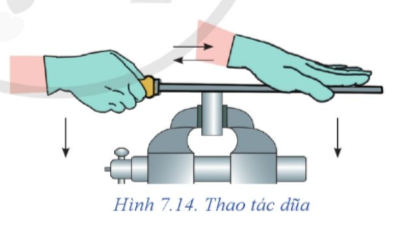  Các chuyển động của dũa. Chuyển động nào chuyển động cắt gọt?