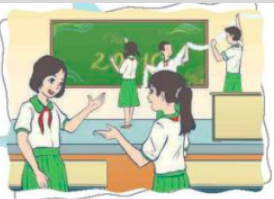 Viết cách thể hiện trách nhiệm của bản thân qua các tình huống trang 15, 16 sách giáo khoa (SGK).