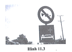 Hãy nêu ý nghĩa của biển báo ở hình 11.3.
