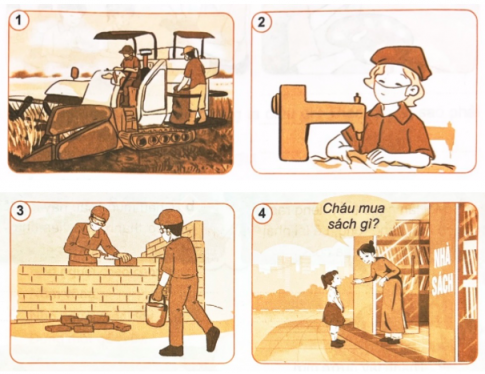 Giải vở bài tập (VBT) đạo đức lớp 4 Kết nối bài 1 Biết ơn người lao động