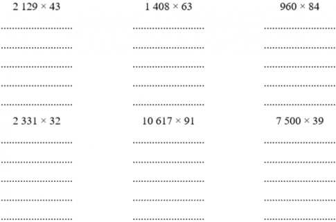Giải bài tập 2 trang 84 vở bài tập (VBT) toán lớp 4 tập 1 Cánh diều