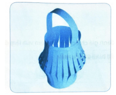 Viết số thứ tự trước các bước làm đèn lồng đồ chơi vào ô [  ] cho phù hợp.