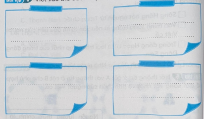 Viết vào thẻ dưới đây một số lợi ích của sông Hồng