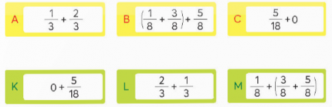 Giải toán lớp 4 chân trời bài 68 Cộng hai phân số cùng mẫu số