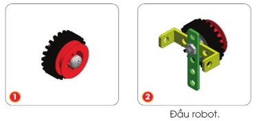 Cùng bạn lắp ghép mô hình robot theo các bước dưới đây