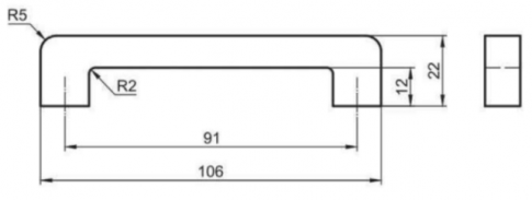   Kể tên các loại nét vẽ có ở hình biểu diễn dưới đây và ghi vào bảng ý nghĩa tương ứng của loại nét vẽ đó trong hình.