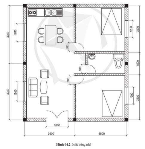 Giải bài Ôn tập Chủ đề 4 Vẽ kĩ thuật ứng dụng