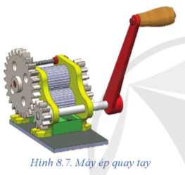 Tỉ số truyền của bộ bánh răng này lớn hơn hay nhỏ hơn 1? Vì sao? Vì sao không dùng bộ truyền xích cho trường hợp này?