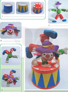 Câu hỏi 4. Hãy mô tả các bước thực hiện sản phẩm mĩ thuật đồ chơi, gắn với kỉ niệm đẹp của em