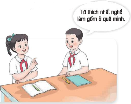Nêu tên nghề truyền thống mà em biết. Chia sẻ với bạn về một nghề truyền thống ở địa phương mà em yêu thích