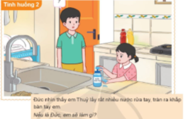     Đóng vai xử lý tình huống  Chia sẻ bài học em rút ra được sau khi xử lý tình huống.