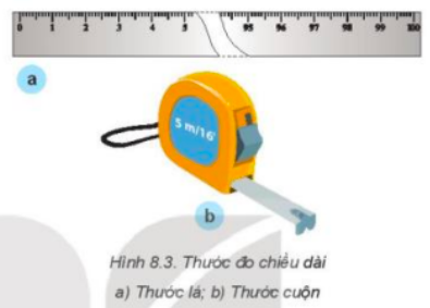  Để đo các kích thước lớn, người ta dùng dụng cụ đo gì?