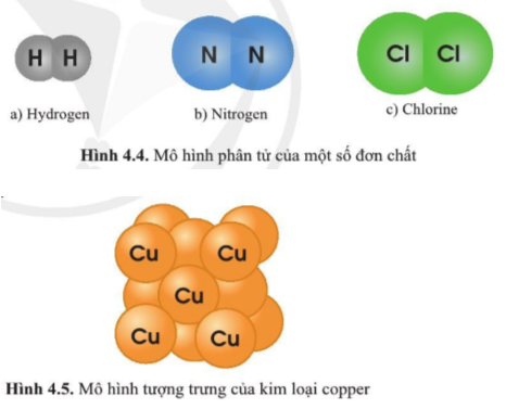 Giải bài 4 Phân tử đơn chất hợp chất