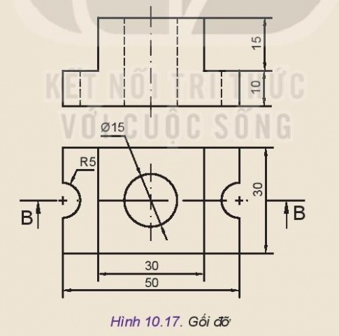 Giải bài 10 Hình cắt và mặt cắt