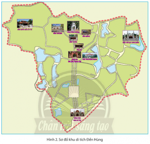 - Vị trí của khu di tích Đền Hùng - Một số công trình kiến trúc chính trong khu di tích Đền Hùng
