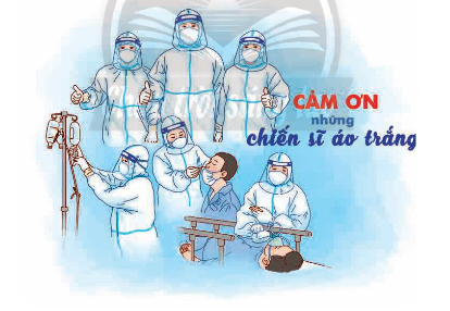 Người "chiến sĩ áo trắng" trong bài hát là ai? Lòng biết ơn đối với họ được thể hiện như thế nào?