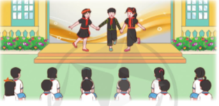 Tham gia trình diễn tiểu phẩm về chủ đề Những người bạn của em. Chia sẻ câu chuyện cảm động về tình bạn mà em biết.