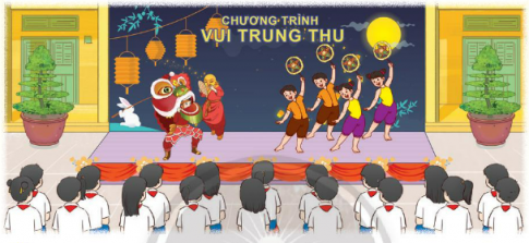 Tích cực tham gia các tiết mục "Vui Trung thu”
