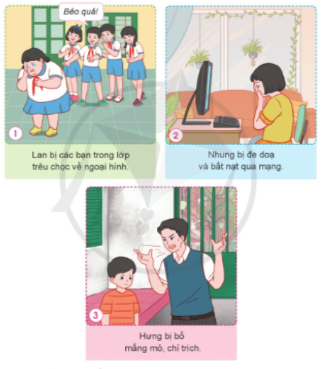 Đóng vai xử lí tình huống Chia sẻ điều em học được qua xử lí tình huống.